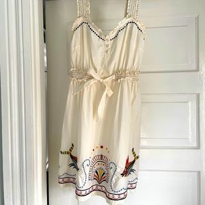 Embroidered fish dress